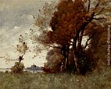 Paul Desire Trouillebert Canvas Paintings - Autumn In Candes